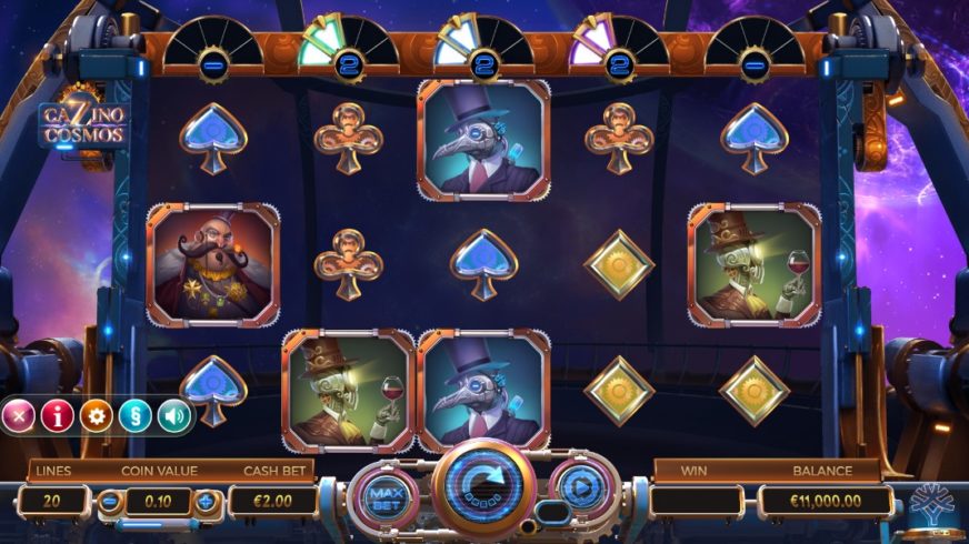 Cazino Cosmos slot screen 1