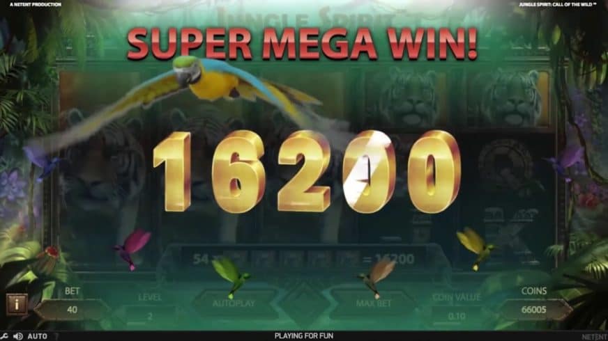 Jungle Spirit: Call of the Wild slot screen 3