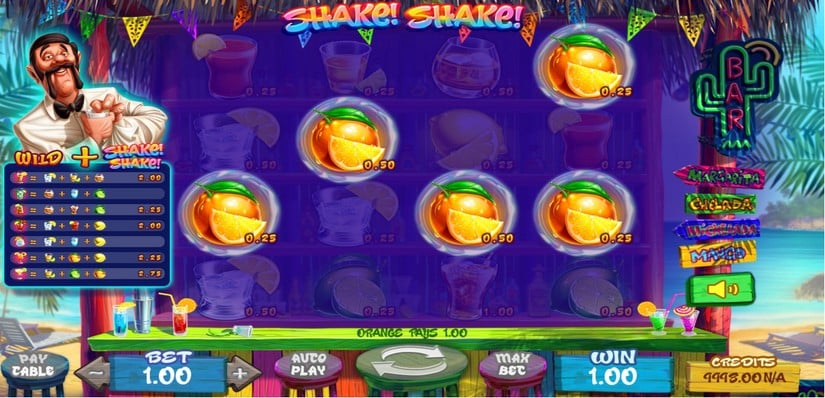 Shake! Shake! slot screen 3