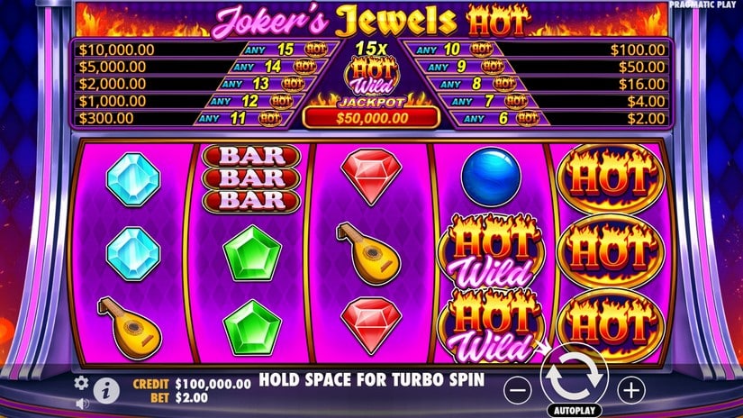 Joker’s Jewels Hot slot screen 1