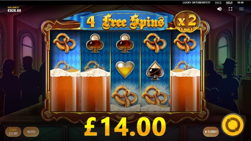 Lucky Oktoberfest slot screen 4