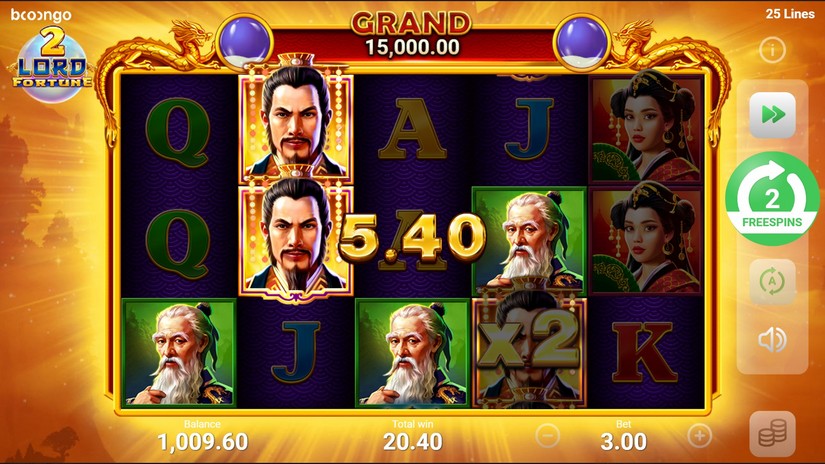 Lord Fortune 2 Hold and Win slot screen 4