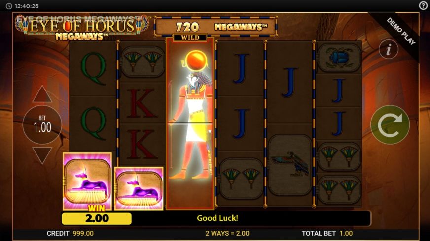 Eye of Horus Megaways slot screen 2