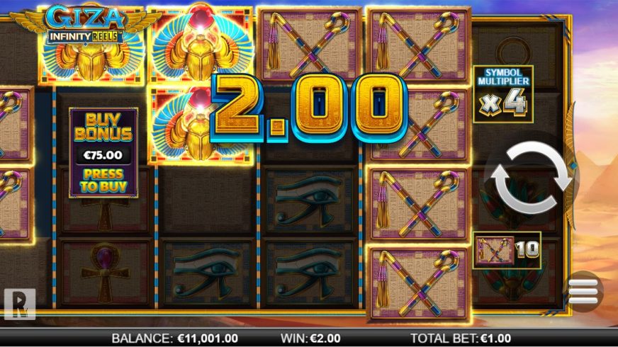 Giza Infinity Reels slot screen 2