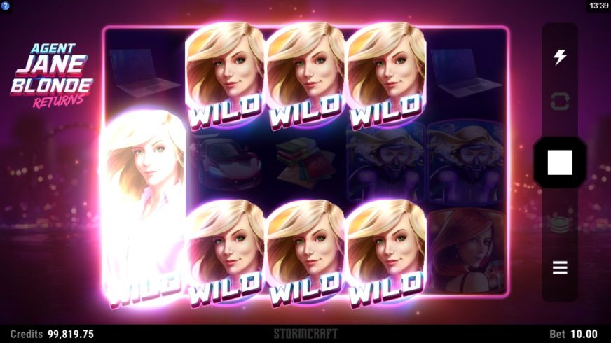 Agent Jane Blonde Returns slot screen 5
