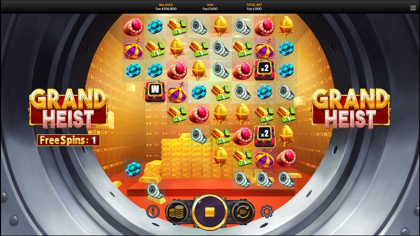 Grand Heist slot screen 5