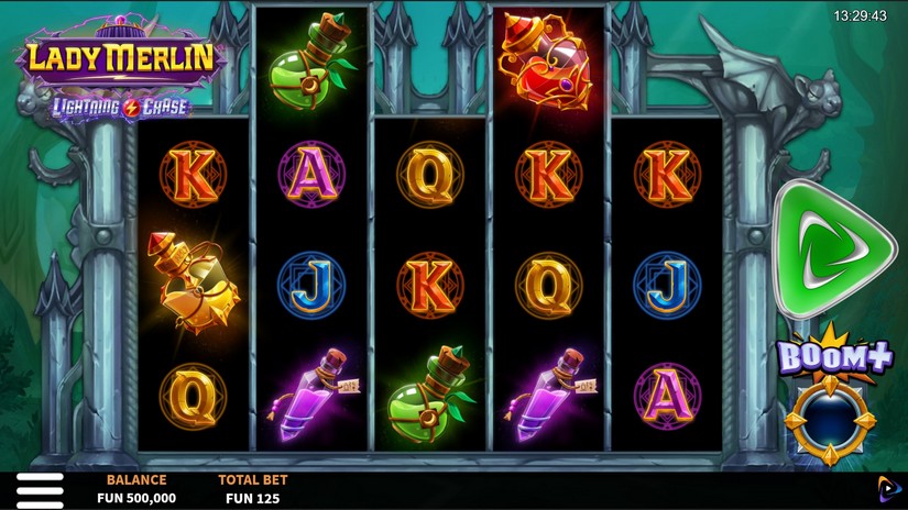 Lady Merlin Lightning Chase slot screen 3