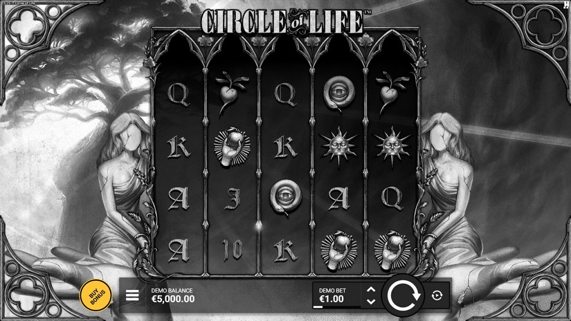 Circle of Life slot screen 1