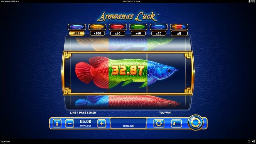 Arowanas Luck slot screen 4
