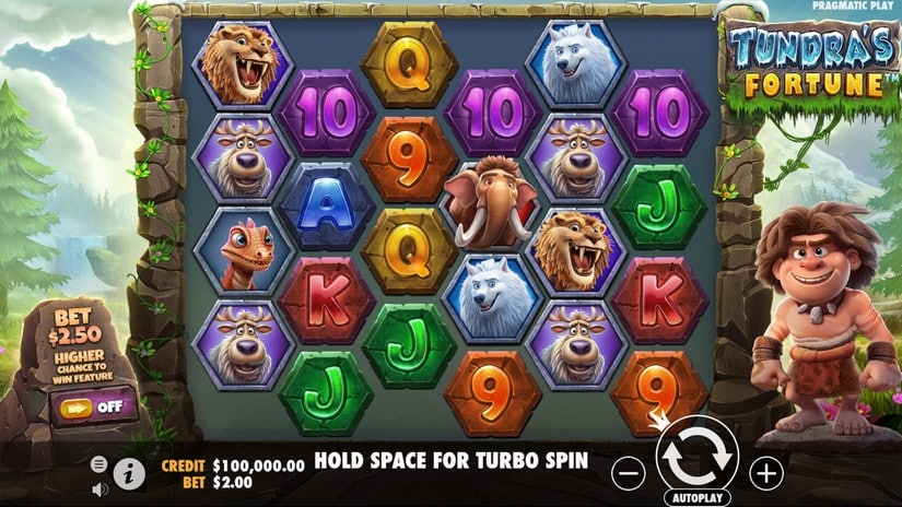 Tundra’s Fortune slot screen 1