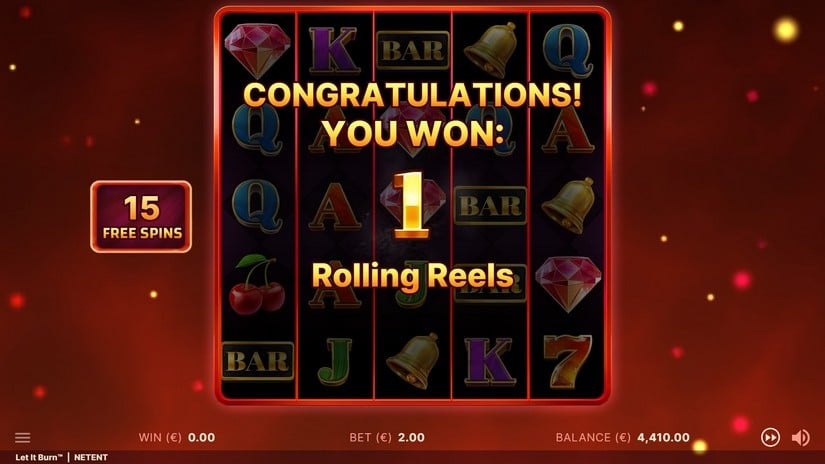 Let It Burn slot screen 4