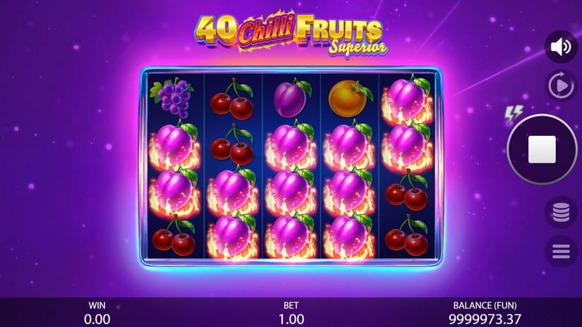 40 Chilli Fruits Superior slot screen 4