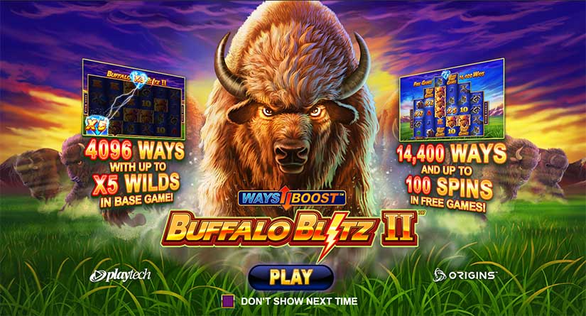 Buffalo Blitz II slot screen 1