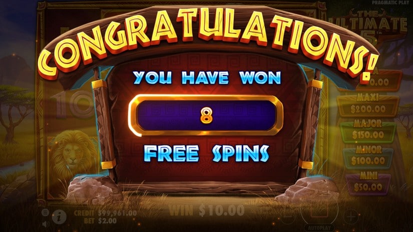 The Ultimate 5 slot screen 4