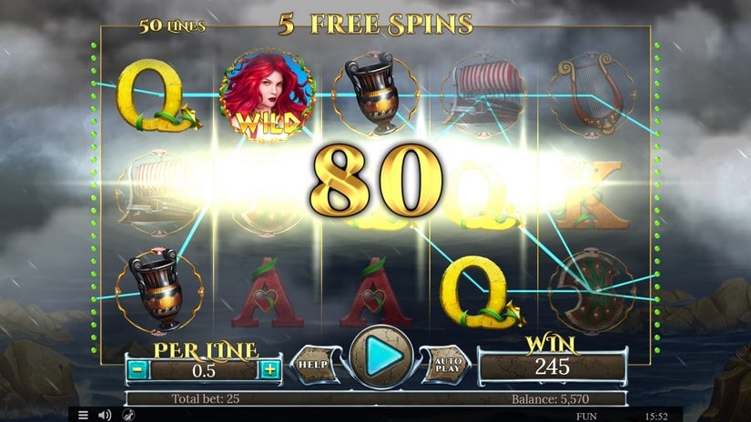 Sirens Treasures slot screen 5
