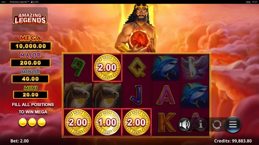 Amazing Legends slot screen 5