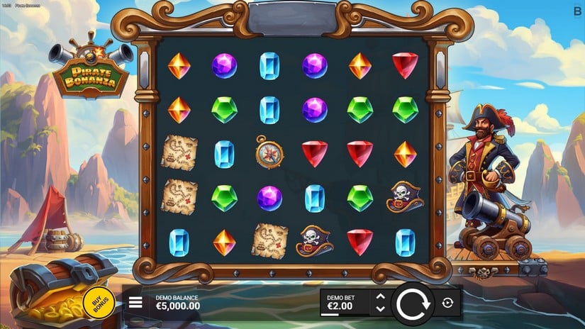 Pirate Bonanza slot screen 1