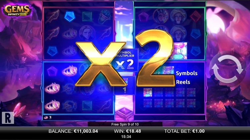 Gems Infinity Reels slot screen 6