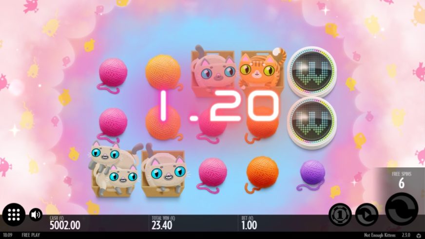 Not Enough Kittens slot screen 3