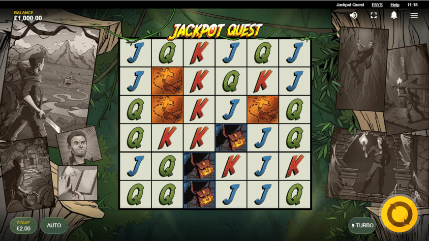 Jackpot Quest slot screen 1