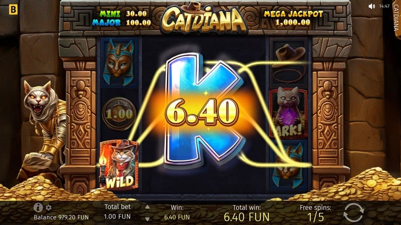 Catdiana slot screen 6