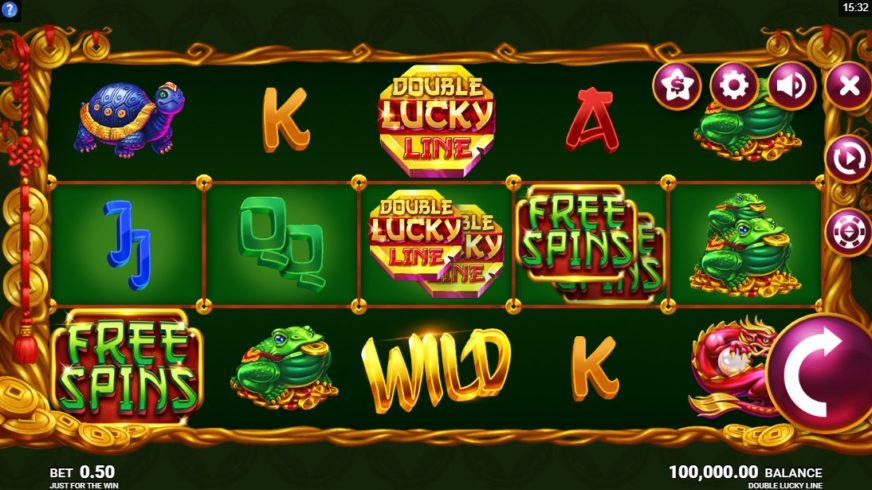 Double Lucky Line slot screen 1