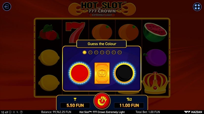 Hot Slot™: 777 Crown Extremely Light slot screen 4