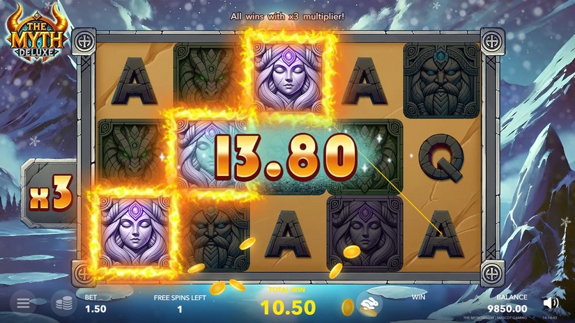 The Myth Deluxe slot screen 4