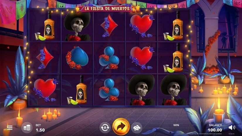 La Fiesta De Muertos slot screen 1