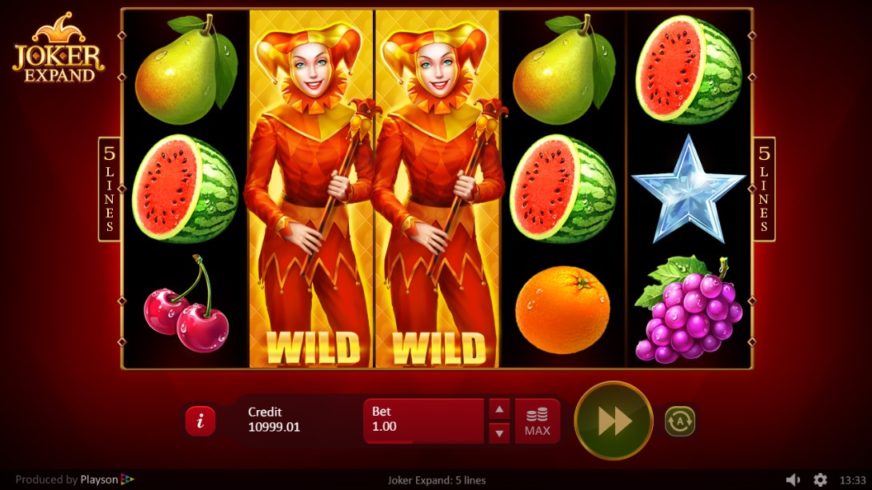 Joker Expand: 5 lines slot screen 3