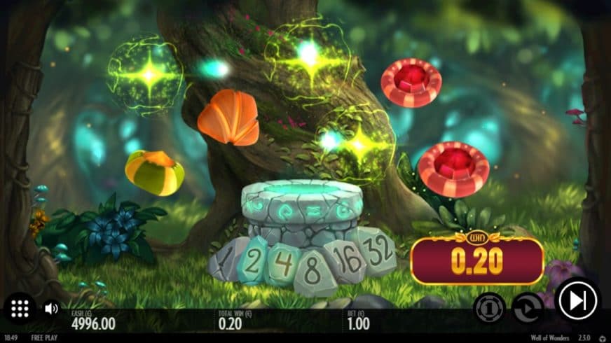 Well Of Wonders slot screen 2