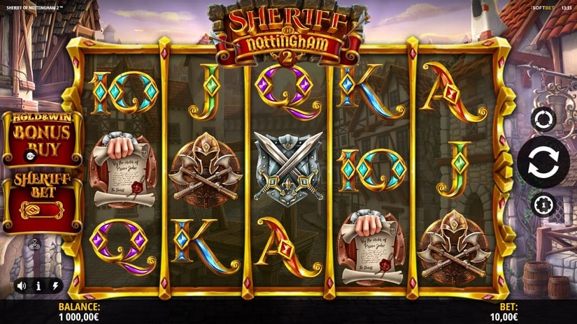 Sheriff of Nottingham 2 slot screen 1
