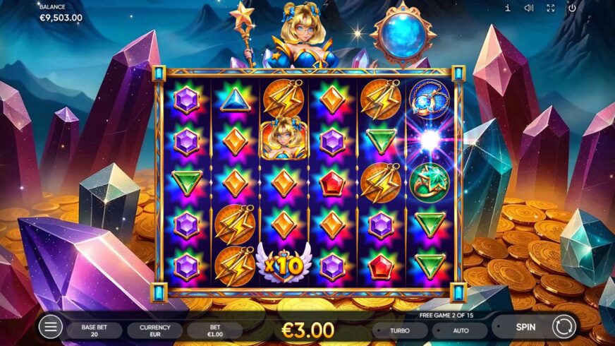 Starshine Crystals slot screen 4
