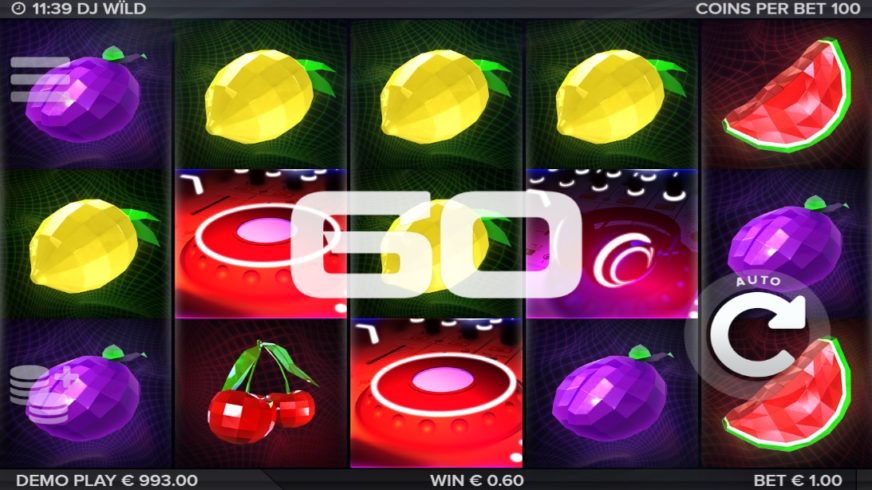 DJ Wild slot screen 4