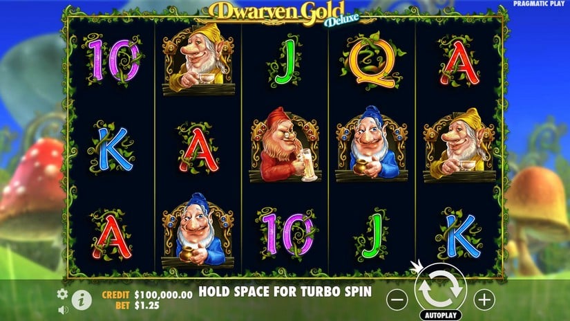 Dwarven Gold Deluxe slot screen 1