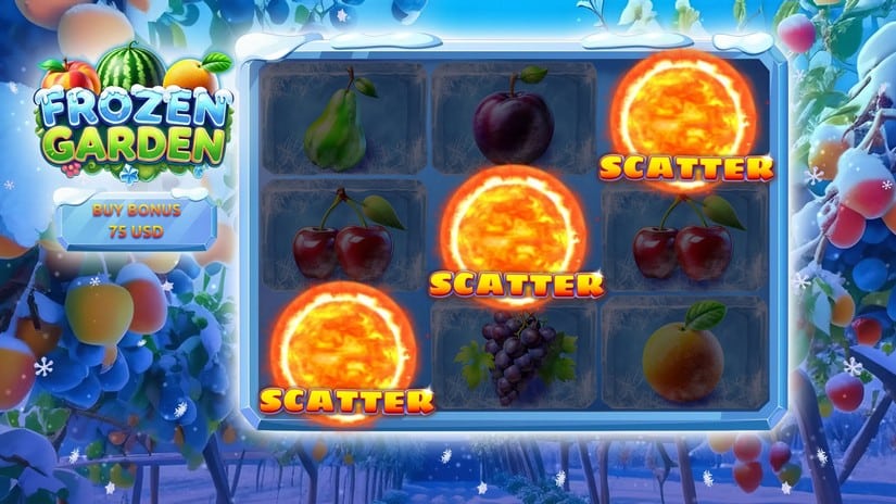 Frozen Garden slot screen 2