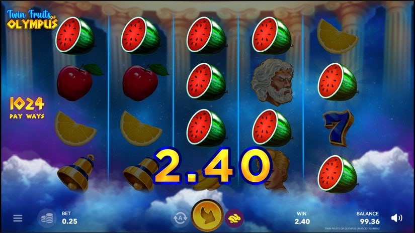 Twin Fruits of Olympus slot screen 3