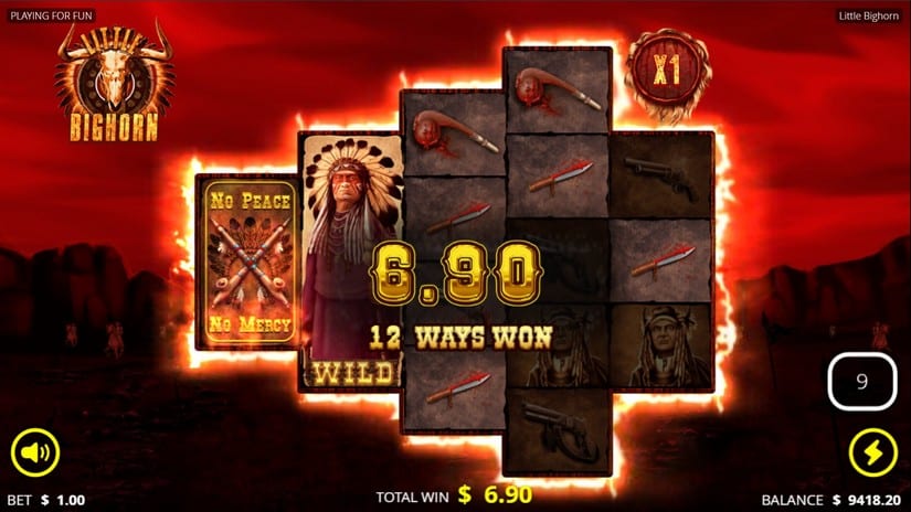Little Bighorn slot screen 8