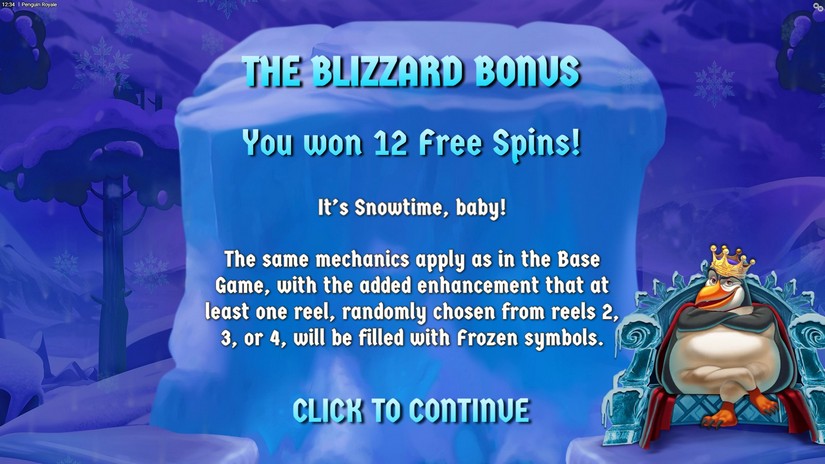 Penguin Royale slot screen 3