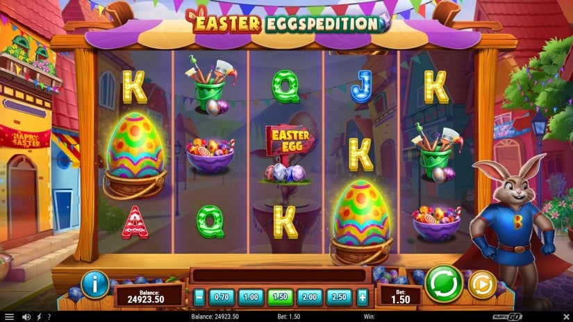 Easter Eggspedition slot screen 4