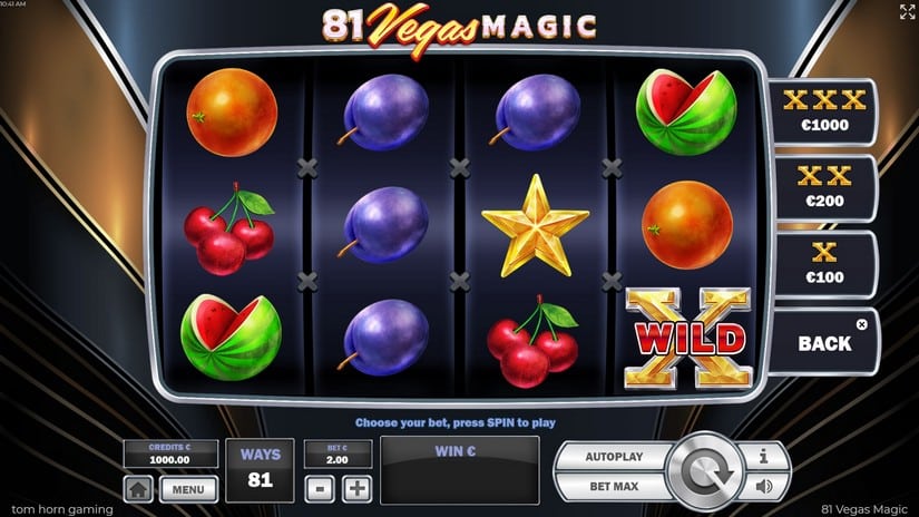 81 Vegas Magic slot screen 1
