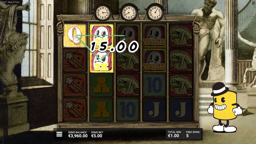 Canny the Can and the Book of Time slot screen 4