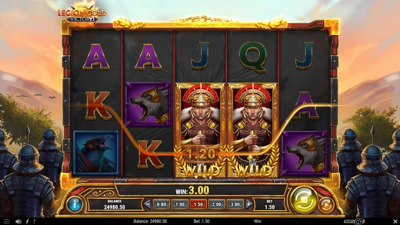 Legion Gold Victory! slot screen 2