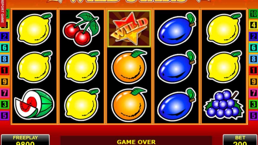 Wild Stars slot screen 1