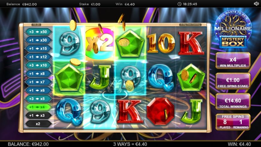 Who Wants to Be a Millionaire Mystery Box slot screen 5