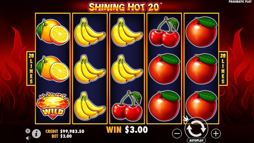 Shining Hot 20 slot screen 3