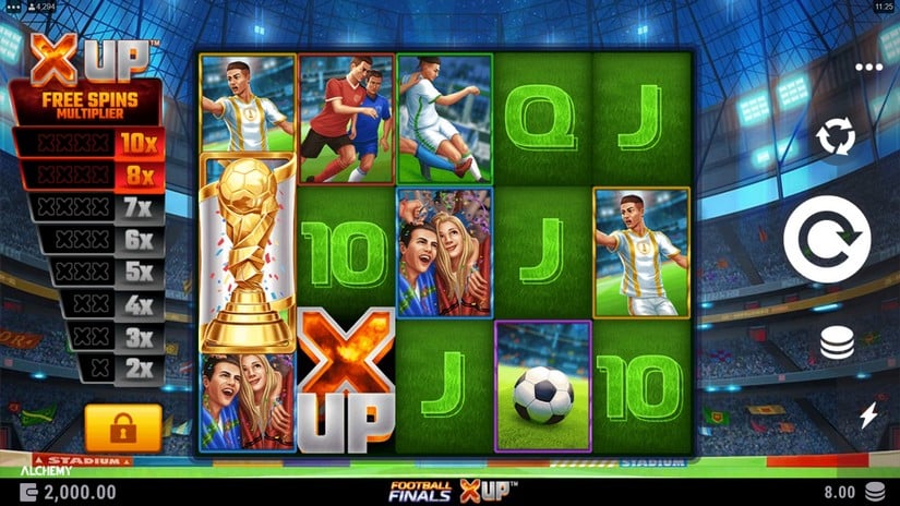Football Finals X UP slot screen 1