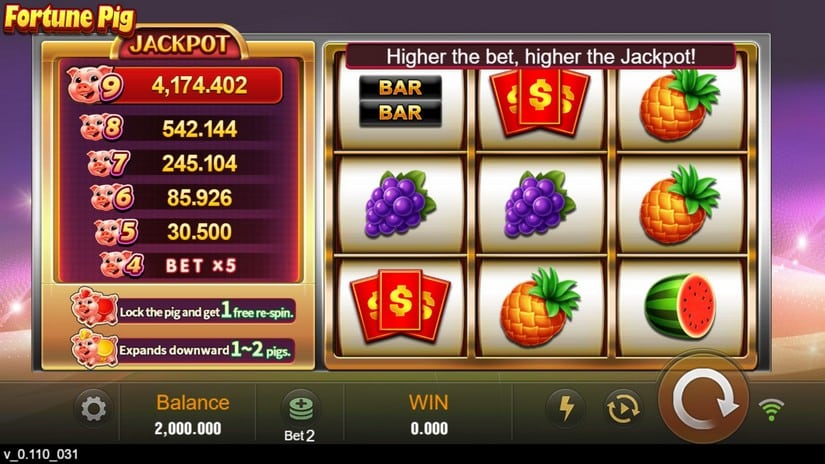 Fortune Pig slot screen 1
