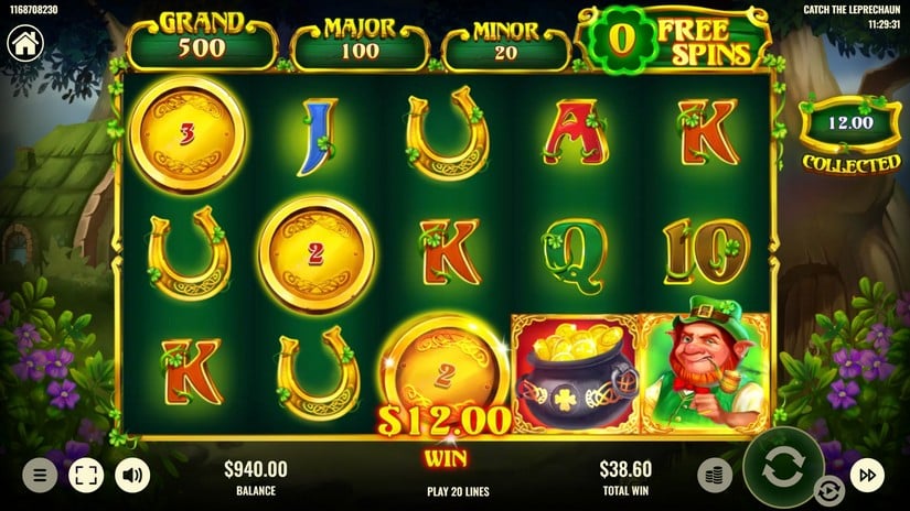 Catch The Leprechaun slot screen 6