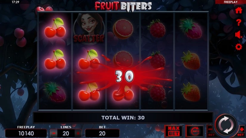 Fruit Biters slot screen 4